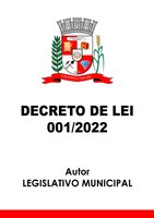 Decreto 001/2022 - Autor: Poder Legislativo Municipal