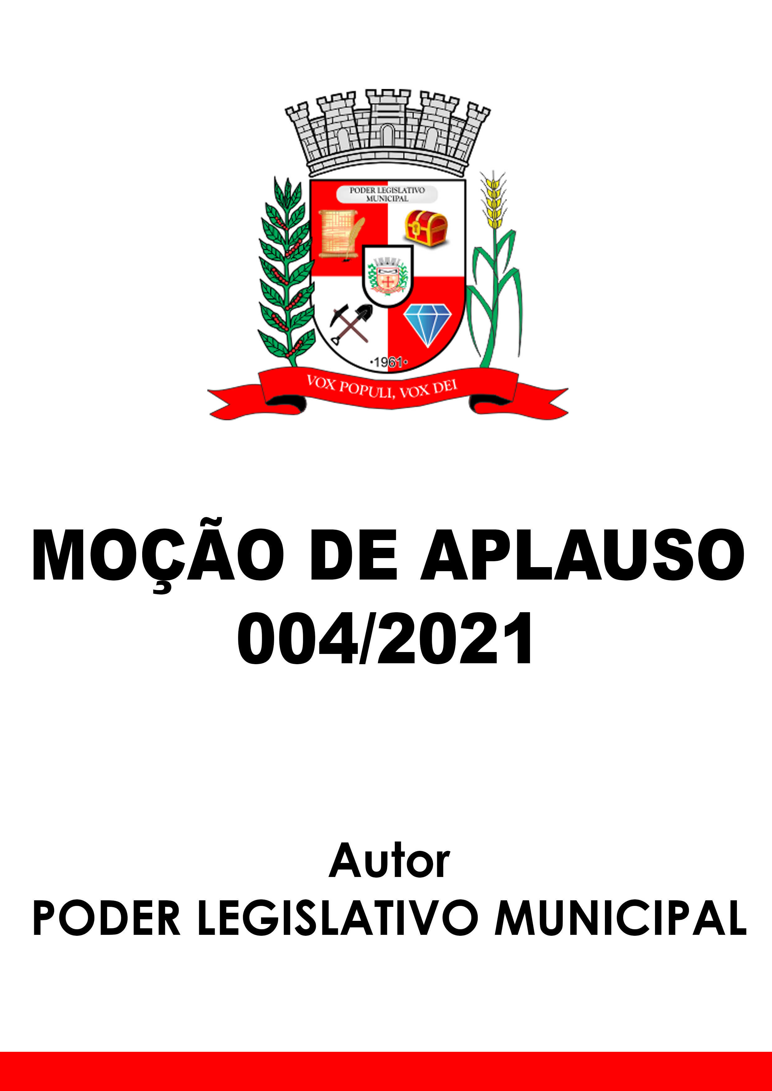 Moção de Aplausos - 004/2021