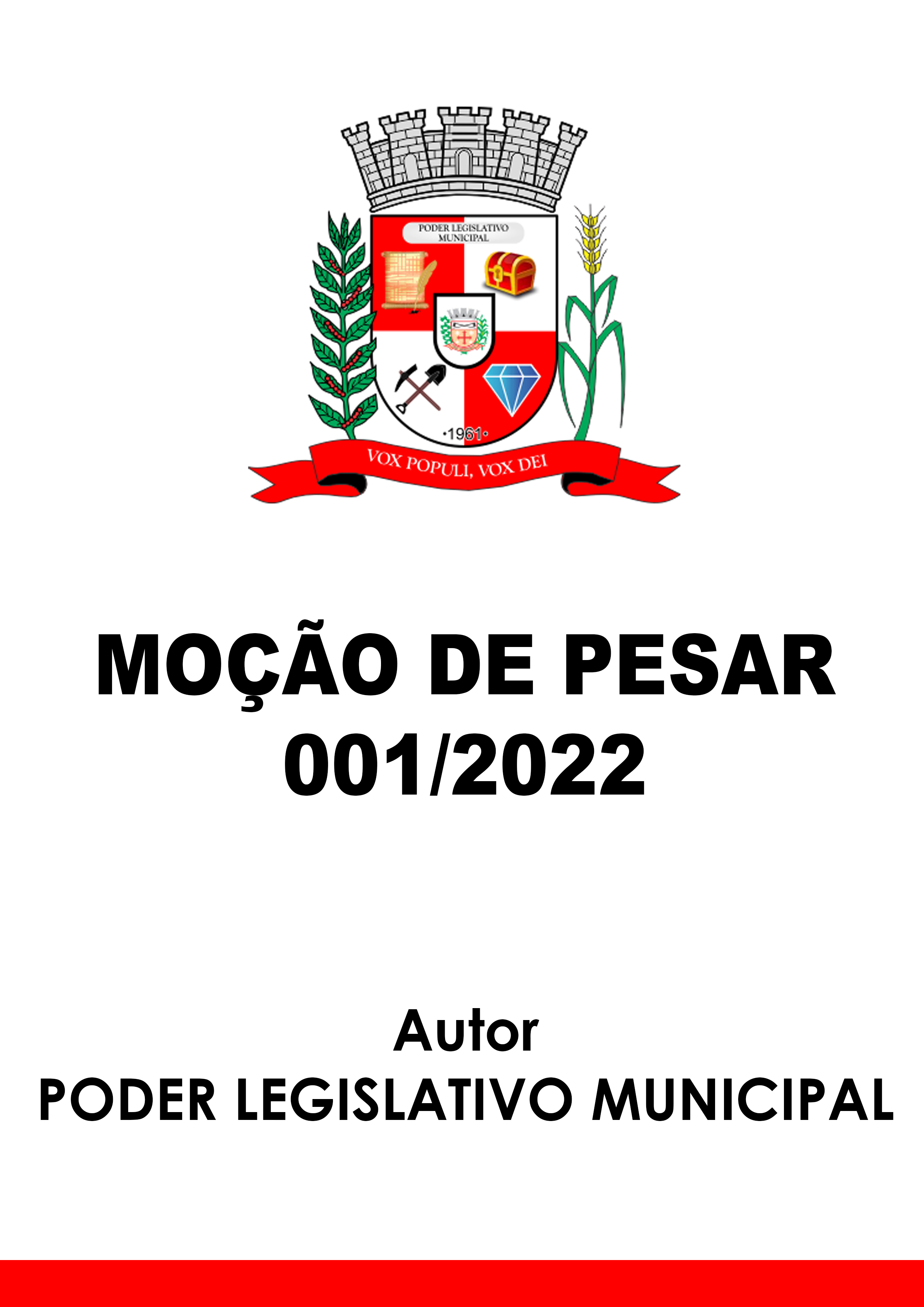 Moção de Pesar - 001/2022