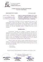 Requerimento 004/2022 - Vereadora: Rosinalma Celestino 